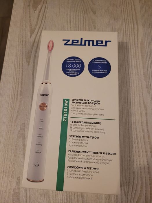 Szczoteczka do zębów elektryczna Zelmer nowa