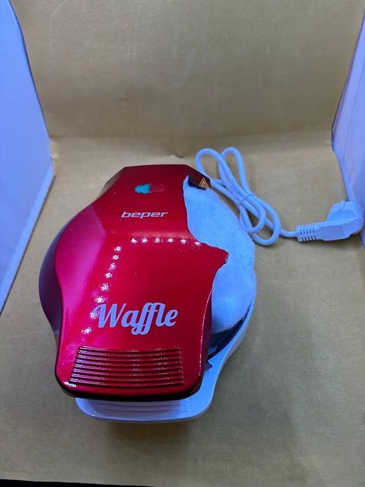 outlet agd gofrownica beper bt.603y czerwony 1000 w idealne i opis