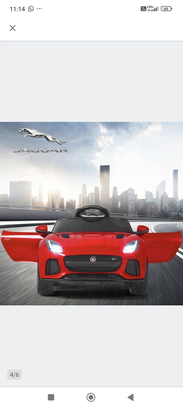 Samochód elektryczny jaguar