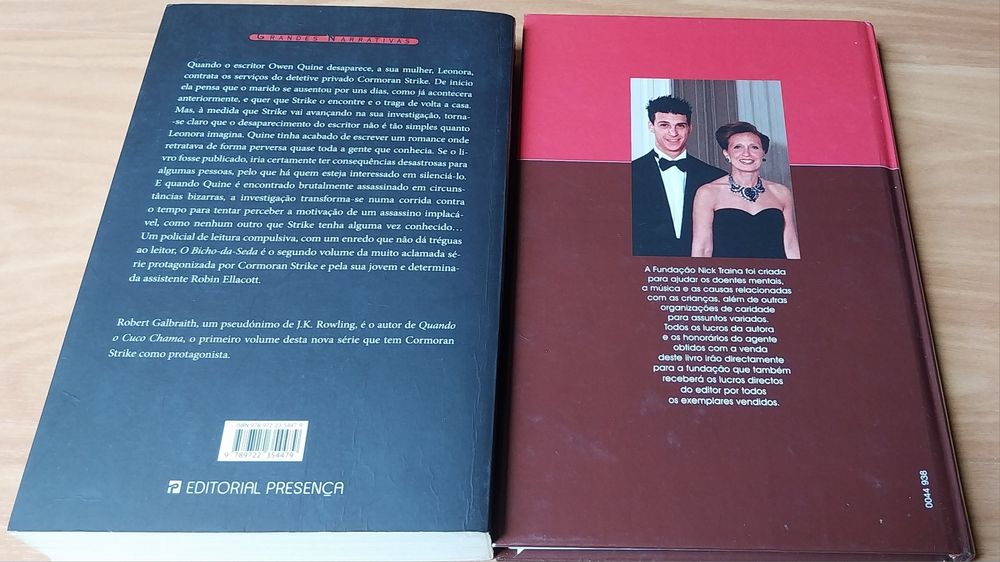 Livros - 'O Bicho da Seda' e ' O meu filho Nick'