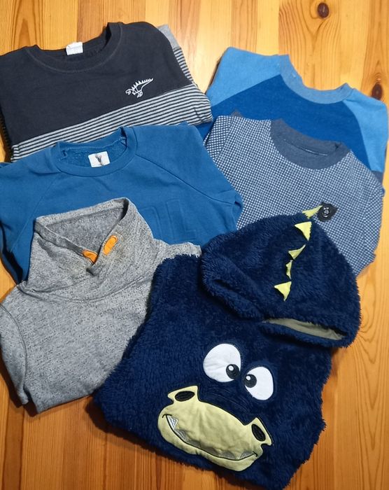 Zestaw, komplet, ciepłych bluz chłopięcych 116 Zara,Kiki&Koko, Cool cl