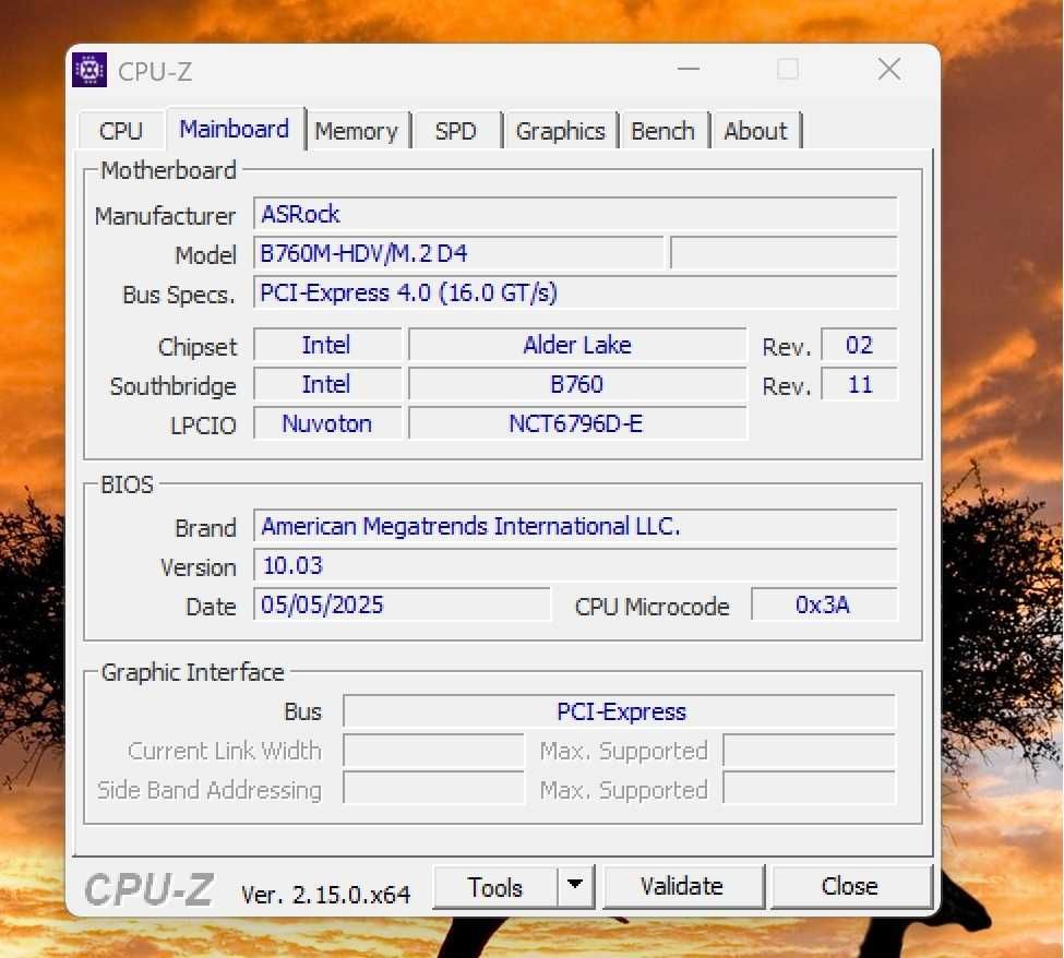 Материнка ASRock B760M-HDV/M.2 DDR4 LGA 1700