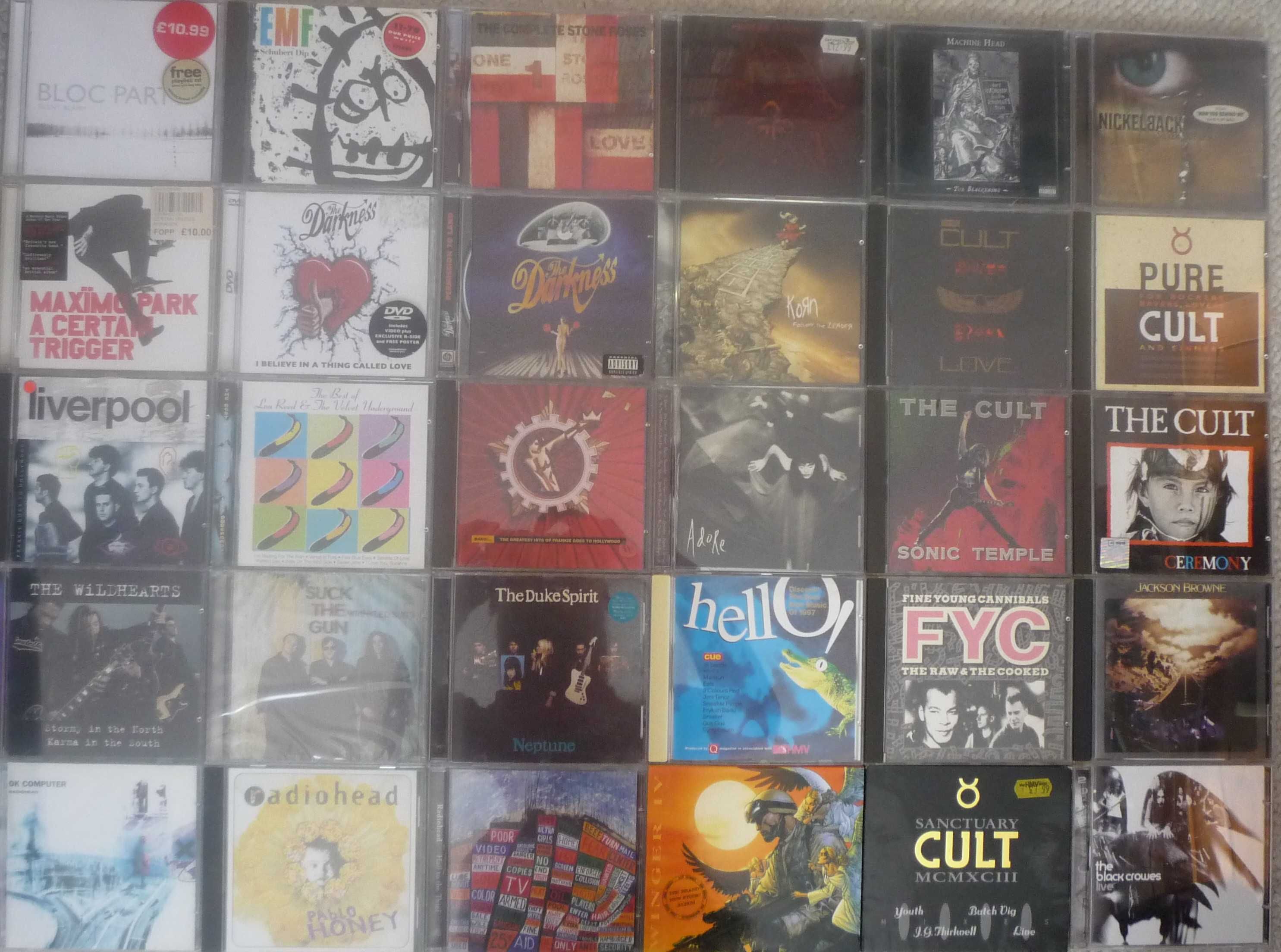 144xCD rock Płyty CD z muzyką rock