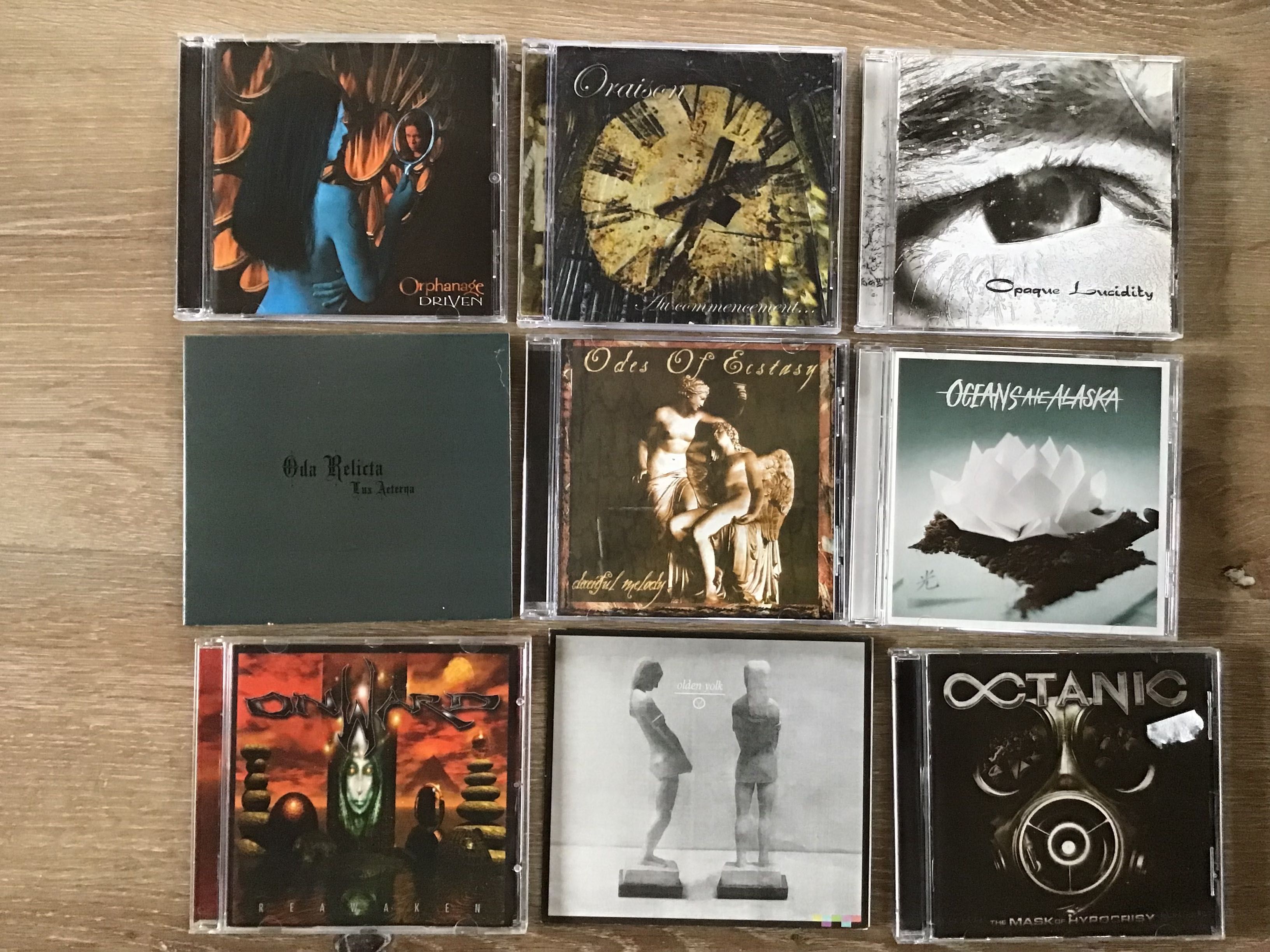 CDs metal , rock letra O + P Actualizada