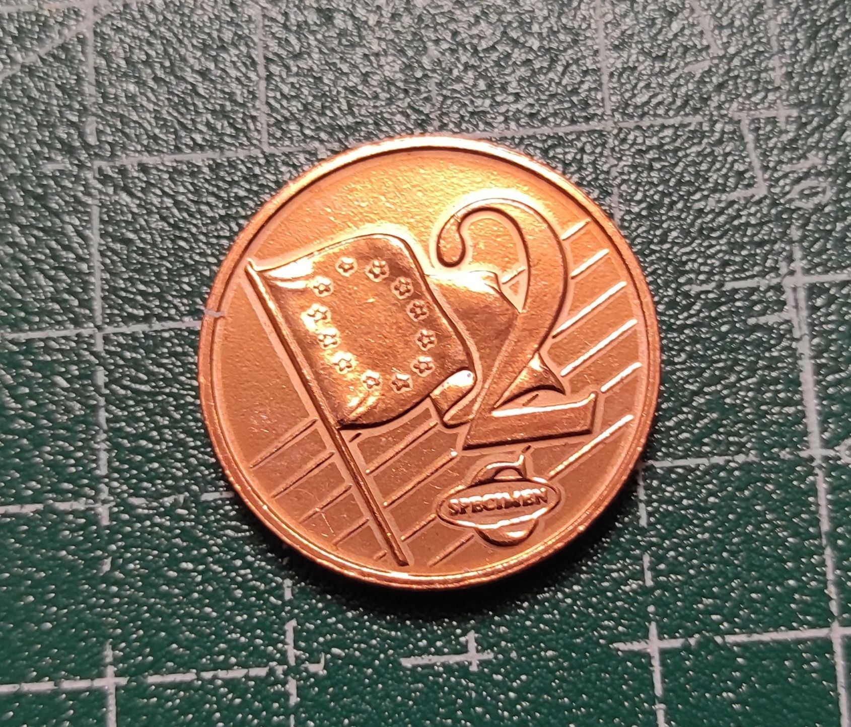 2 euro cent próbna Dania 2003