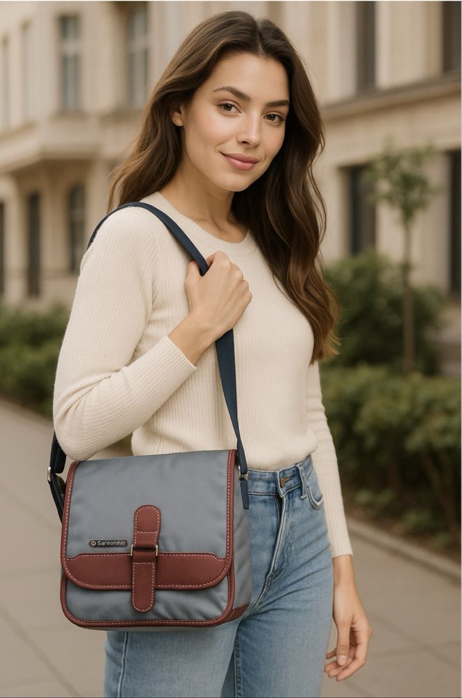 Samsonite torba listonoszka  kolor khaki