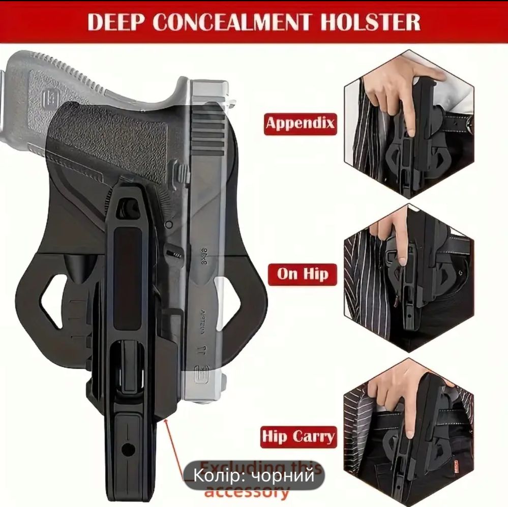 Кобура тактична для Glock