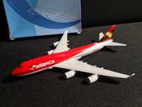 Samolot model samolotu metalowy ok 16 cm jak Avianca