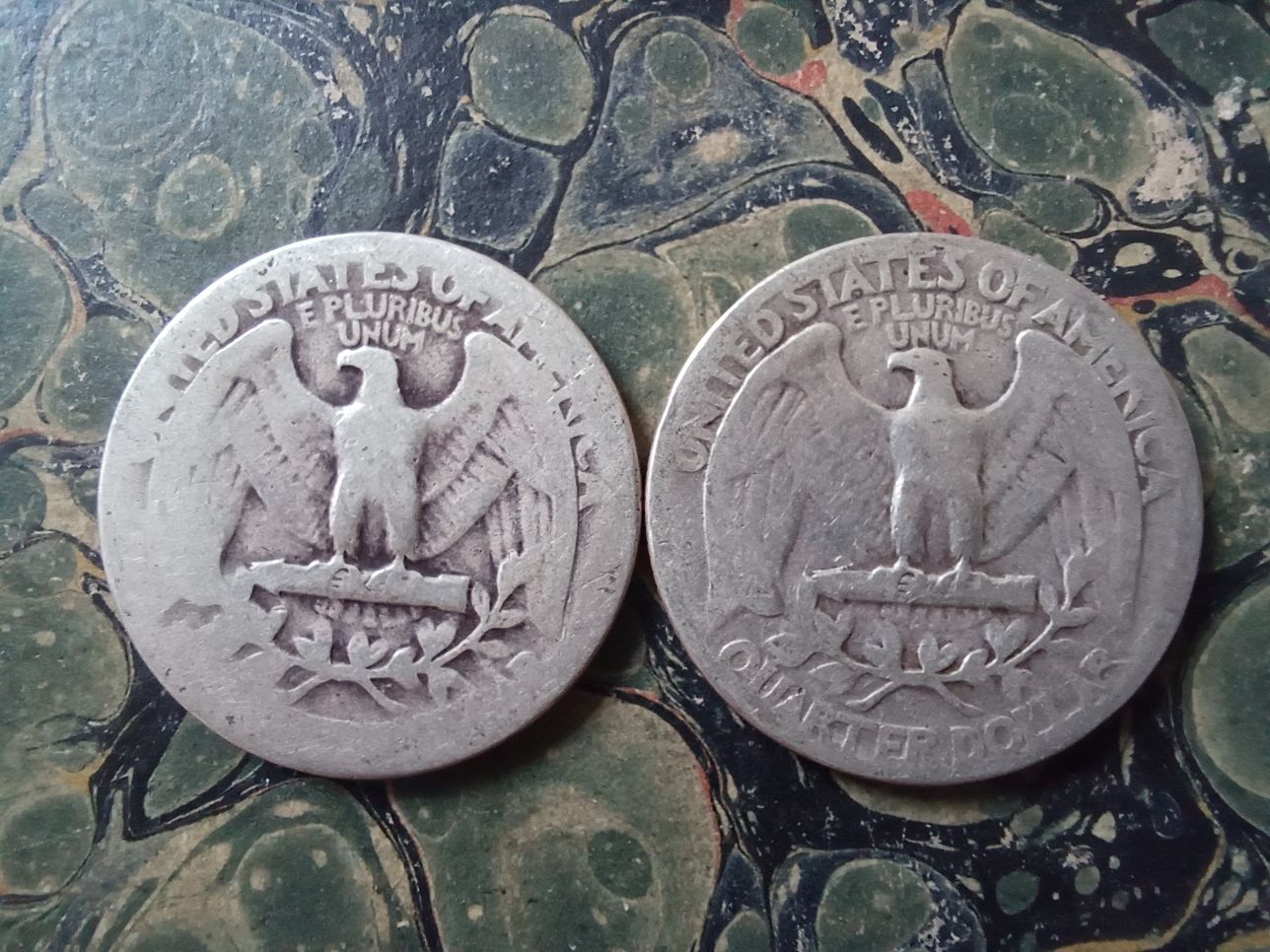 Monety Quarter Dollar 1/4 dolara 1934 i 1944 srebro Rzadkie