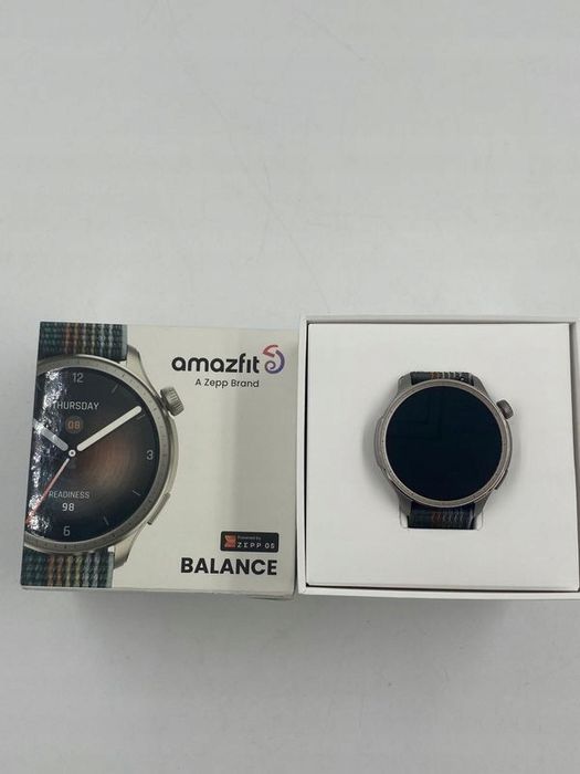smartwatch amazfit balance sunset gray 1.5"amoled gps nfc 5atm opis