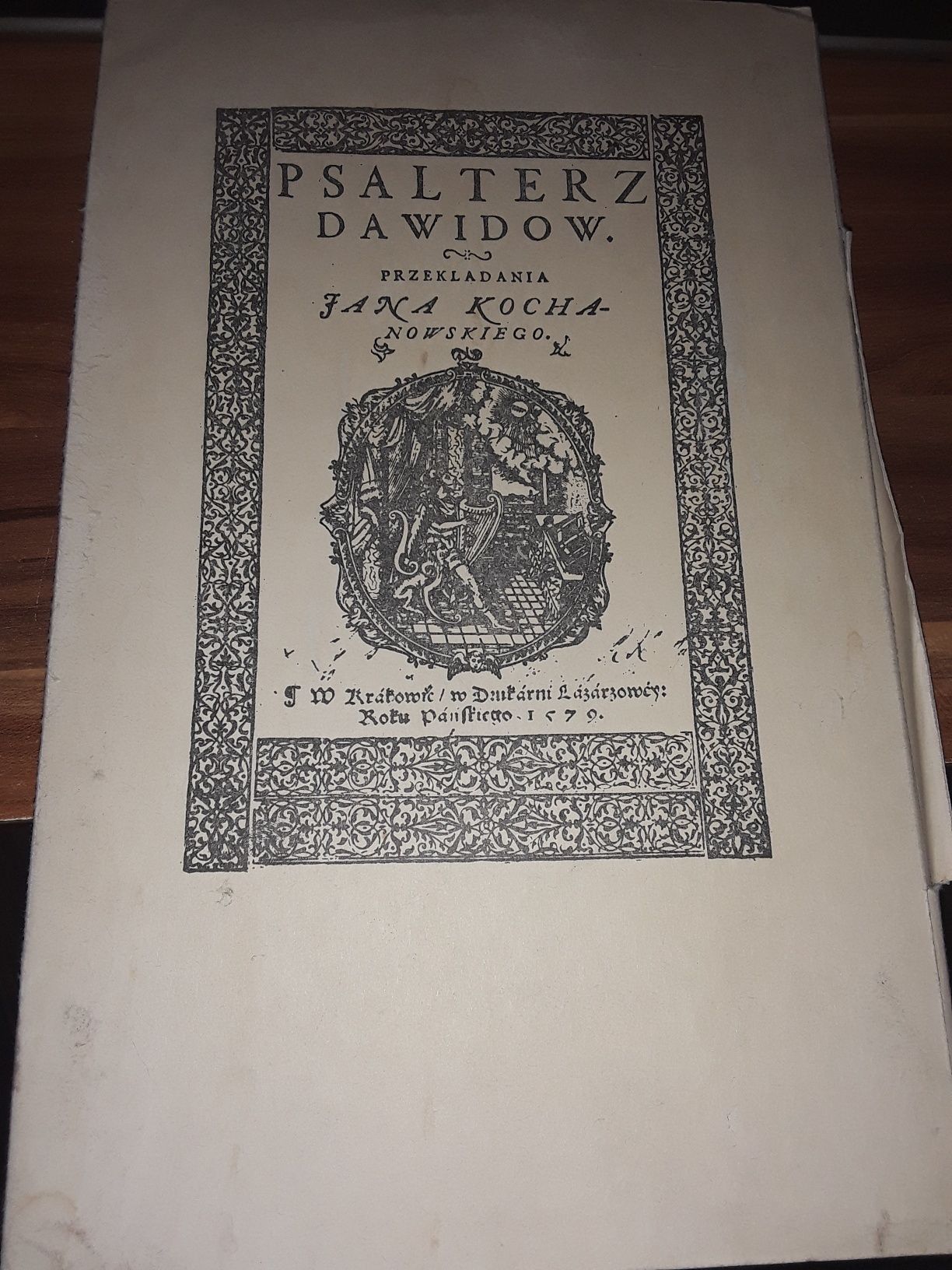 Psalterz dawidow reprint z 1985 roku