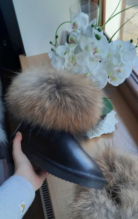 Buty damskie ocieplane śniegowce 37