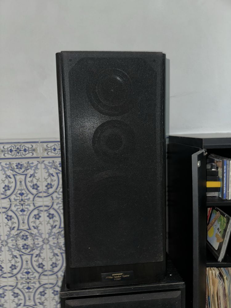 Conjunto de colunas + caixa de som Pioneer