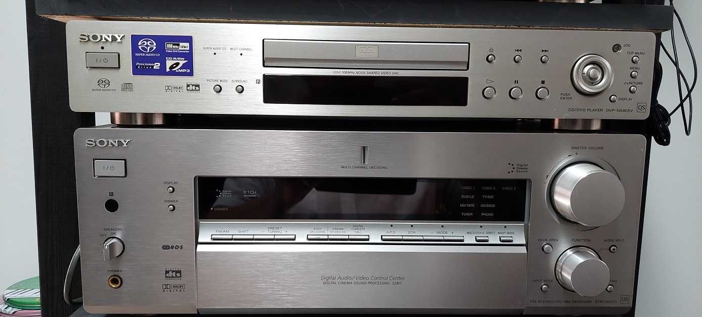 Sony STR-DB870+Turntable PS-T15+colunas 5.1 THX-2
