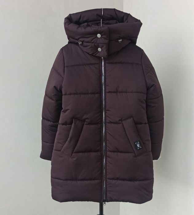 Зимова куртка пальто пуховик для дівчинки 134, 140, 146 см