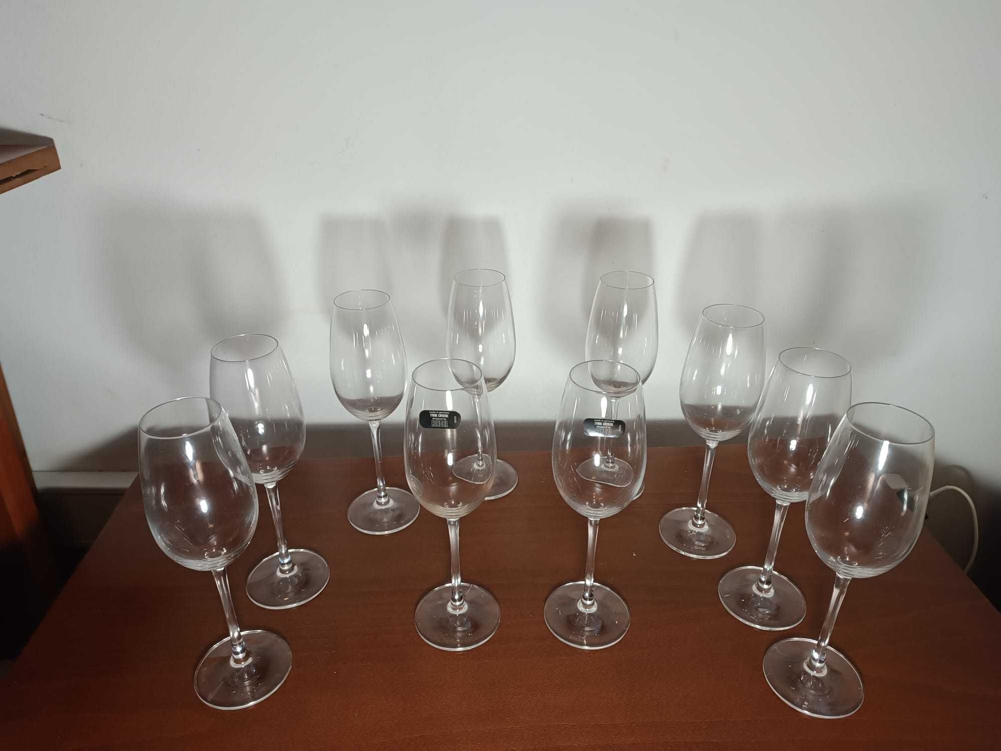 Conjuntos de 10 + 3 + 3 copos de cristal de TYROL - Designed by RIEDEL