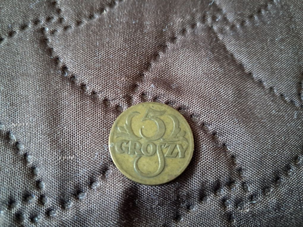 Stare monety 1 zł 0,50gr, 0,20gr i 0,10 i 5 gr z 1923r