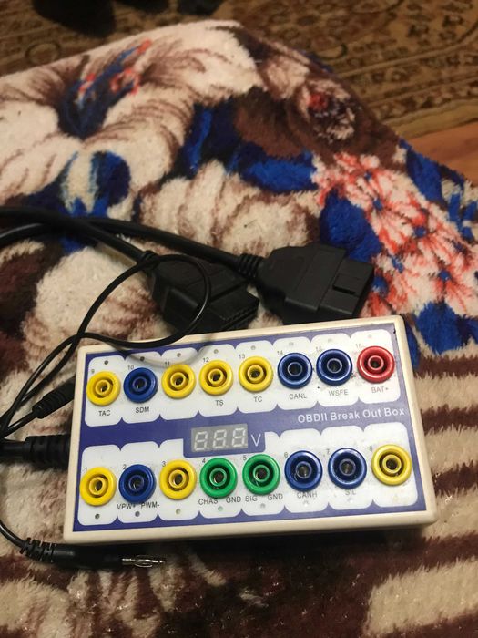 Тестер OBD2 Break Out Box (мониторинг протоколов)