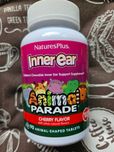 Animal Parade пробіотики дитячі вухо горло ніс Inner Ear 90 для дітей