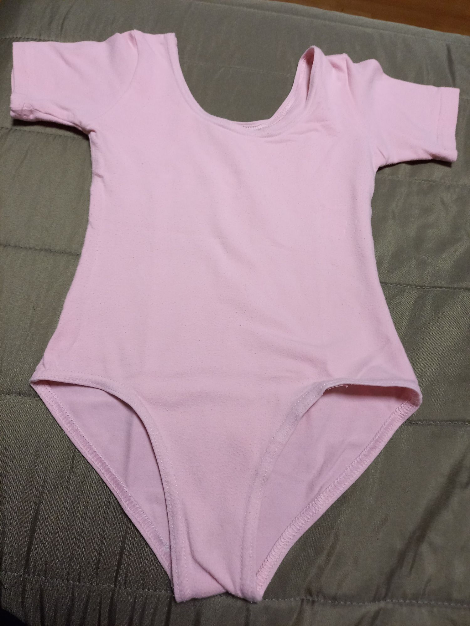 Maillot ballet manga curta