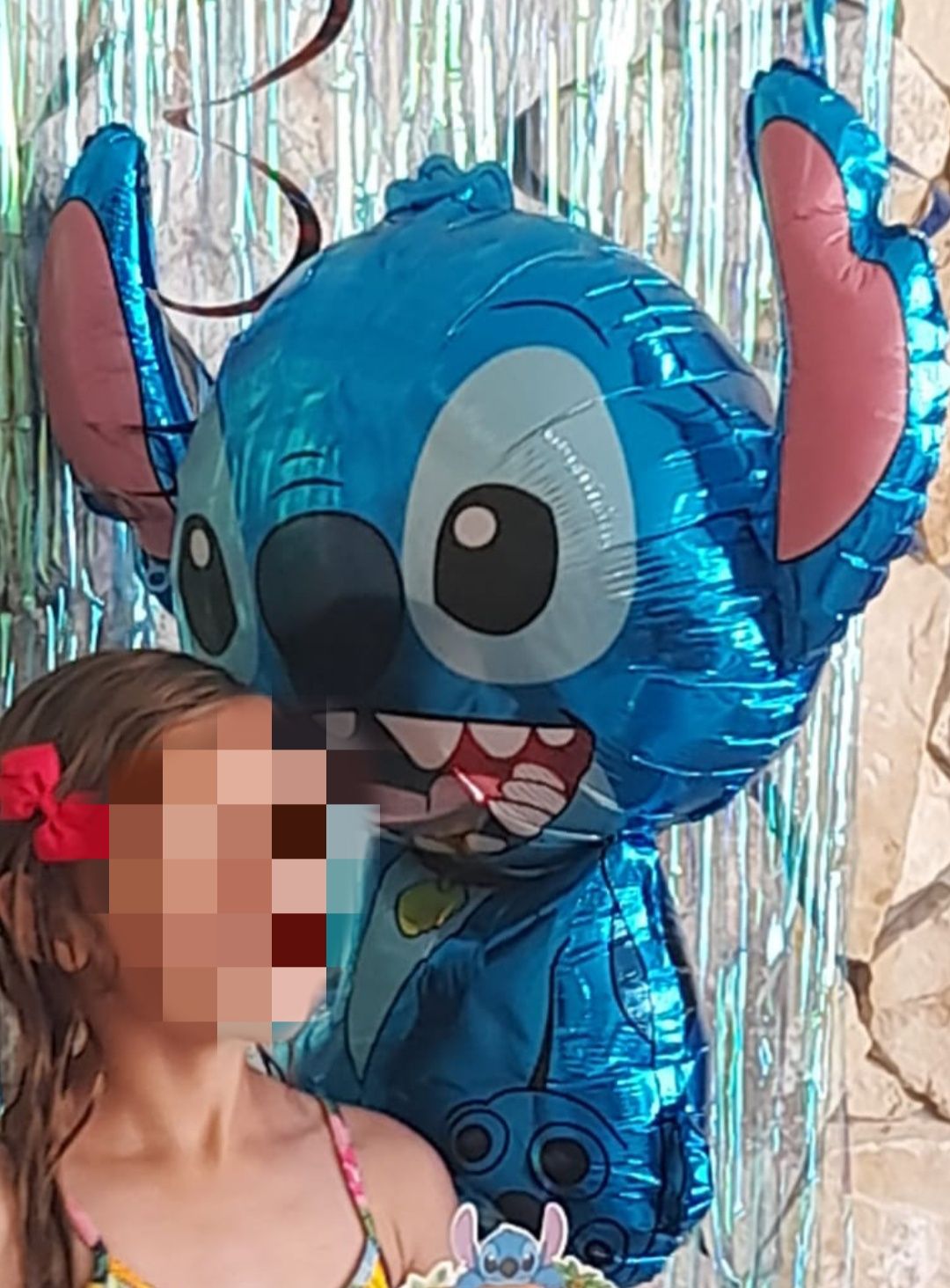 Balão grande Stitch para decoração de festa
