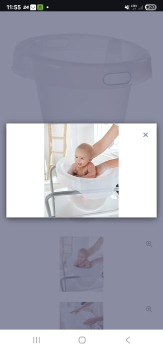 Bebe bubble wiaderko do kąpieli z stojakiem wanienka