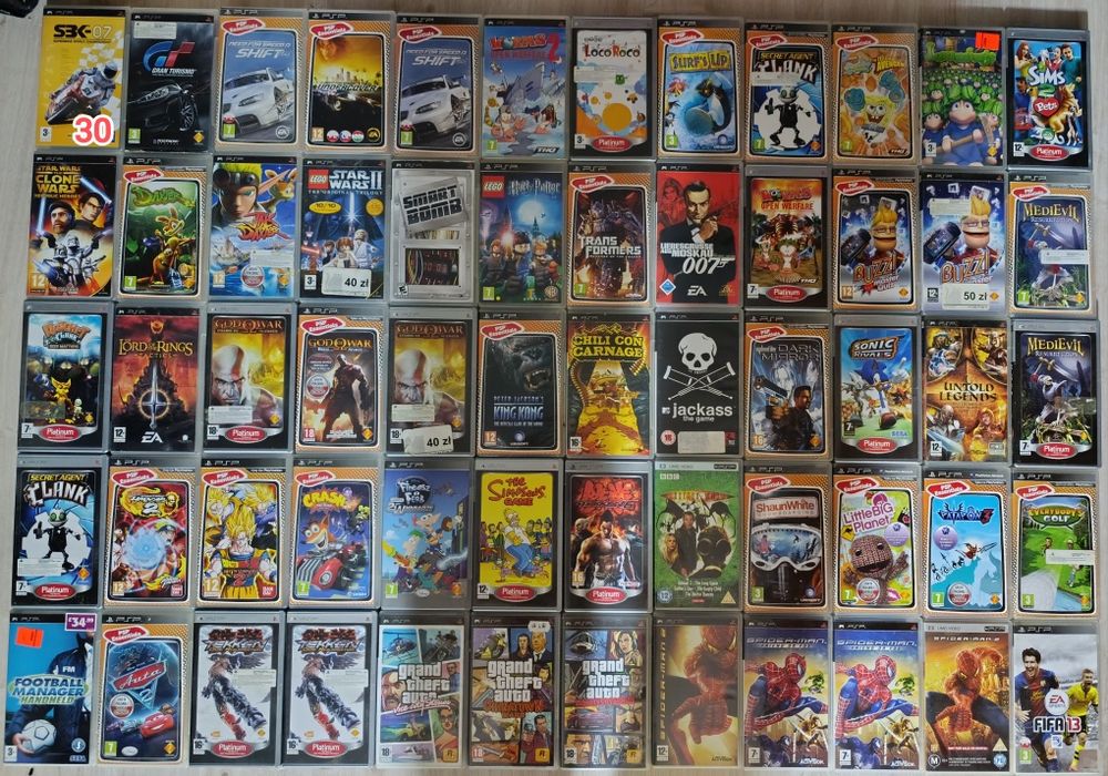 Gry na PSP * Gry Sony PlayStation Portable * Kolekcja * wysyłka *