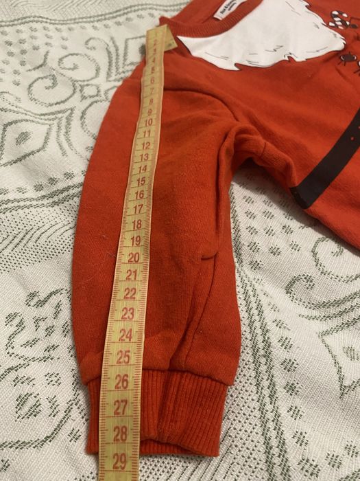 Новорічний светрик для хлопчика 9-12 місяців