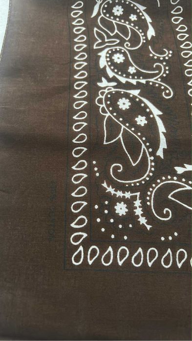 Bandana „fasolki" klasyk brązowa