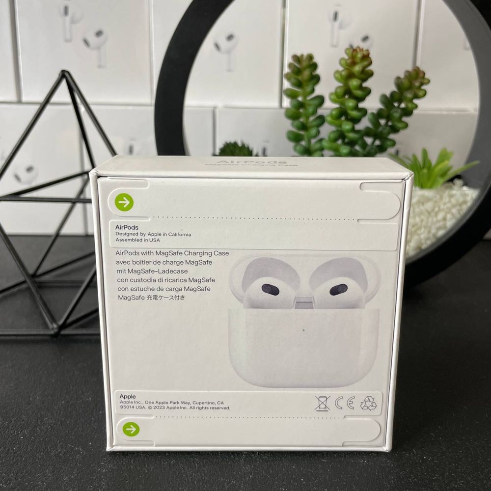 AirPods 3 навушники з глибоким звуком + чохол