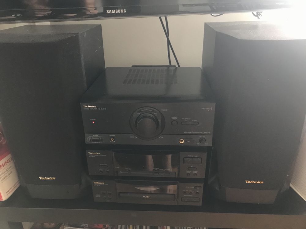 Wieża Technics ST-CH540, SL-CH570, SE-CH540 +2 głośniki SB-CH530