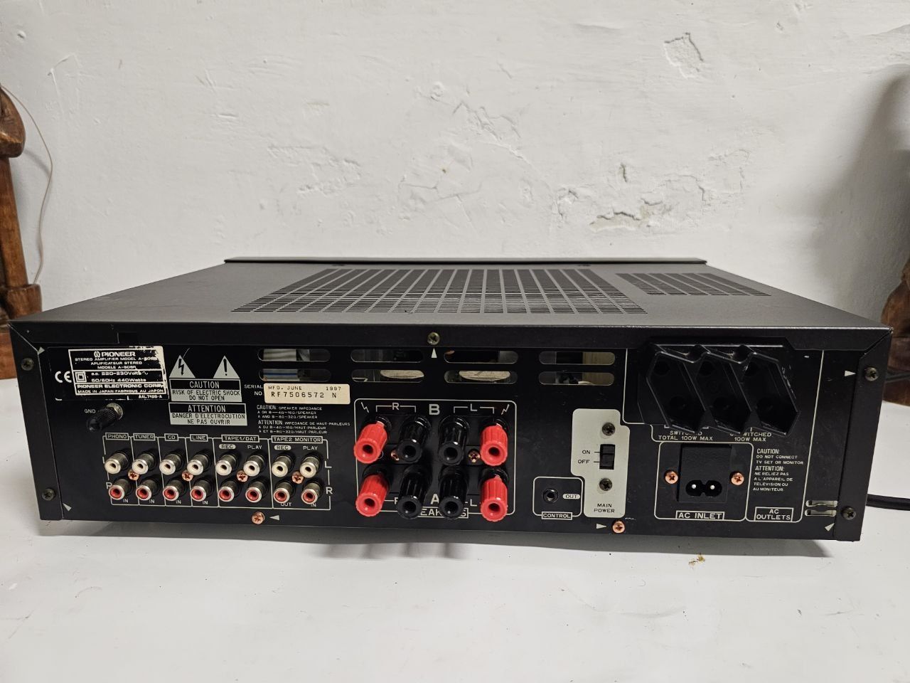 Wzmacniacz Pioneer A-505 R. Made in Japan