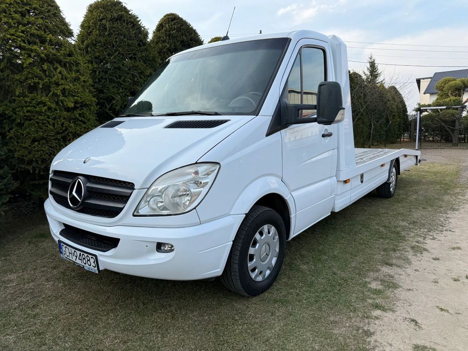 Mercedes-Benz Sprinter  319 3.0CDI 190KM Automat Klima Tempomat Najazd 100% ALU Autolaweta