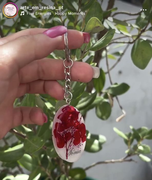 Porta-chaves personalizado com o teu nome