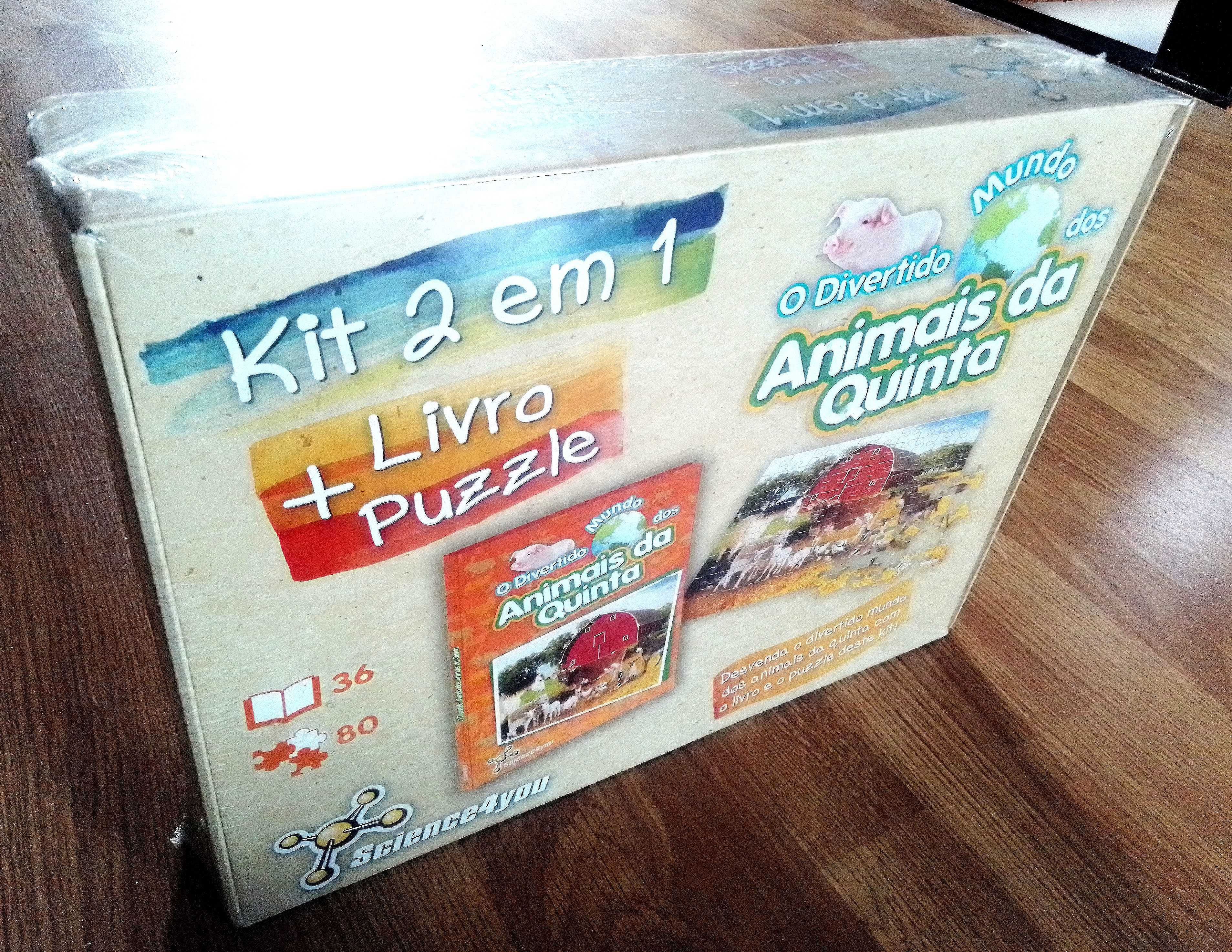 Kit Science4you - Livro e Puzzle 6+ anos