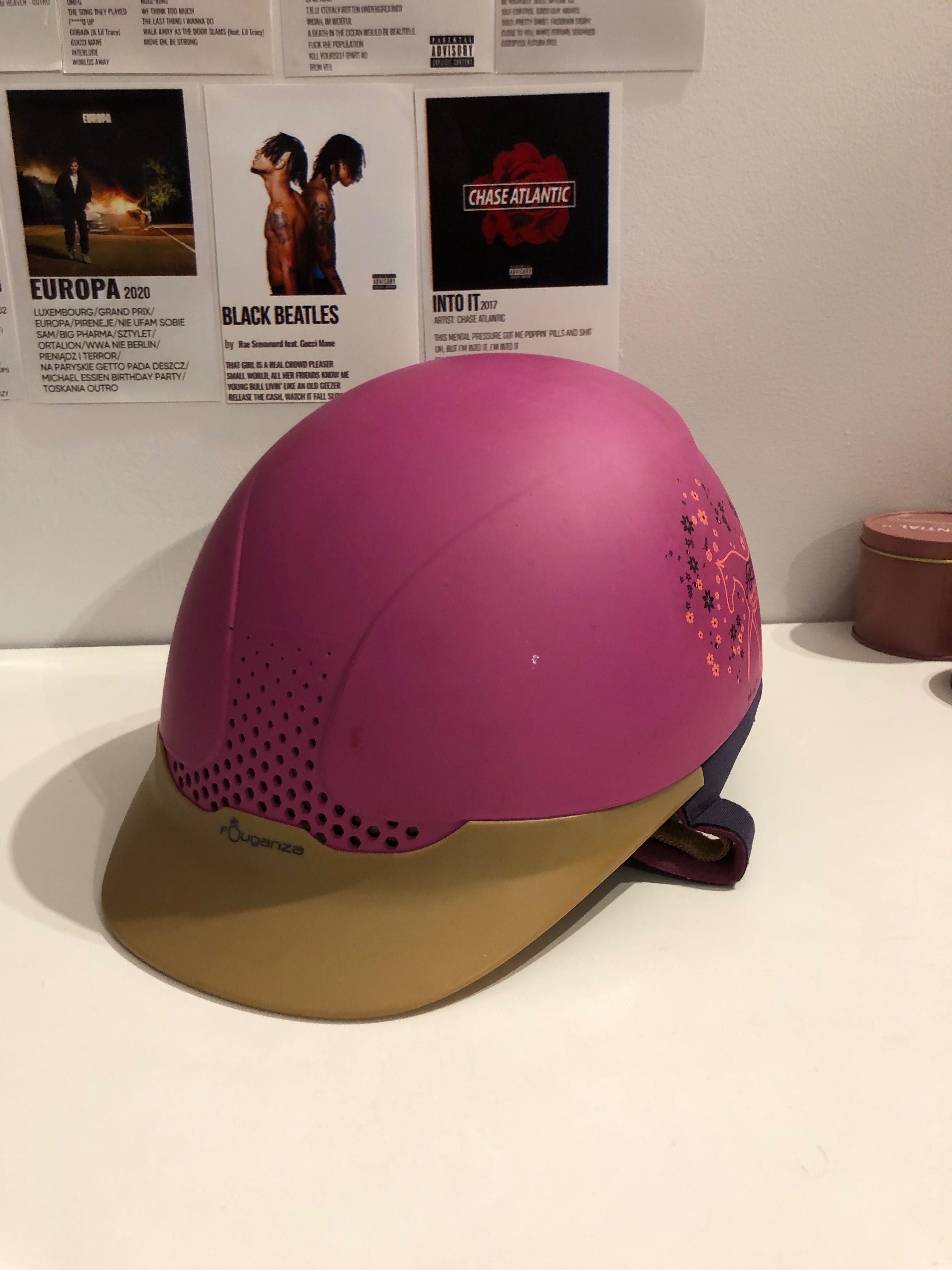 kask jeździecki fouganza dla dziecka