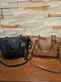 Michael Kors tote sullivan czarny i camel