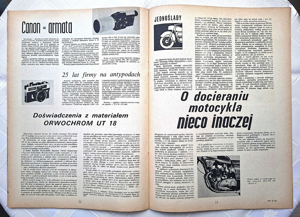 Horyzonty Techniki Nr. 2 , 1973r, miesięcznik naukowo-techniczny, PRL