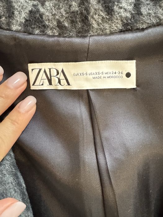 Пальто Zara в леопардовий принт