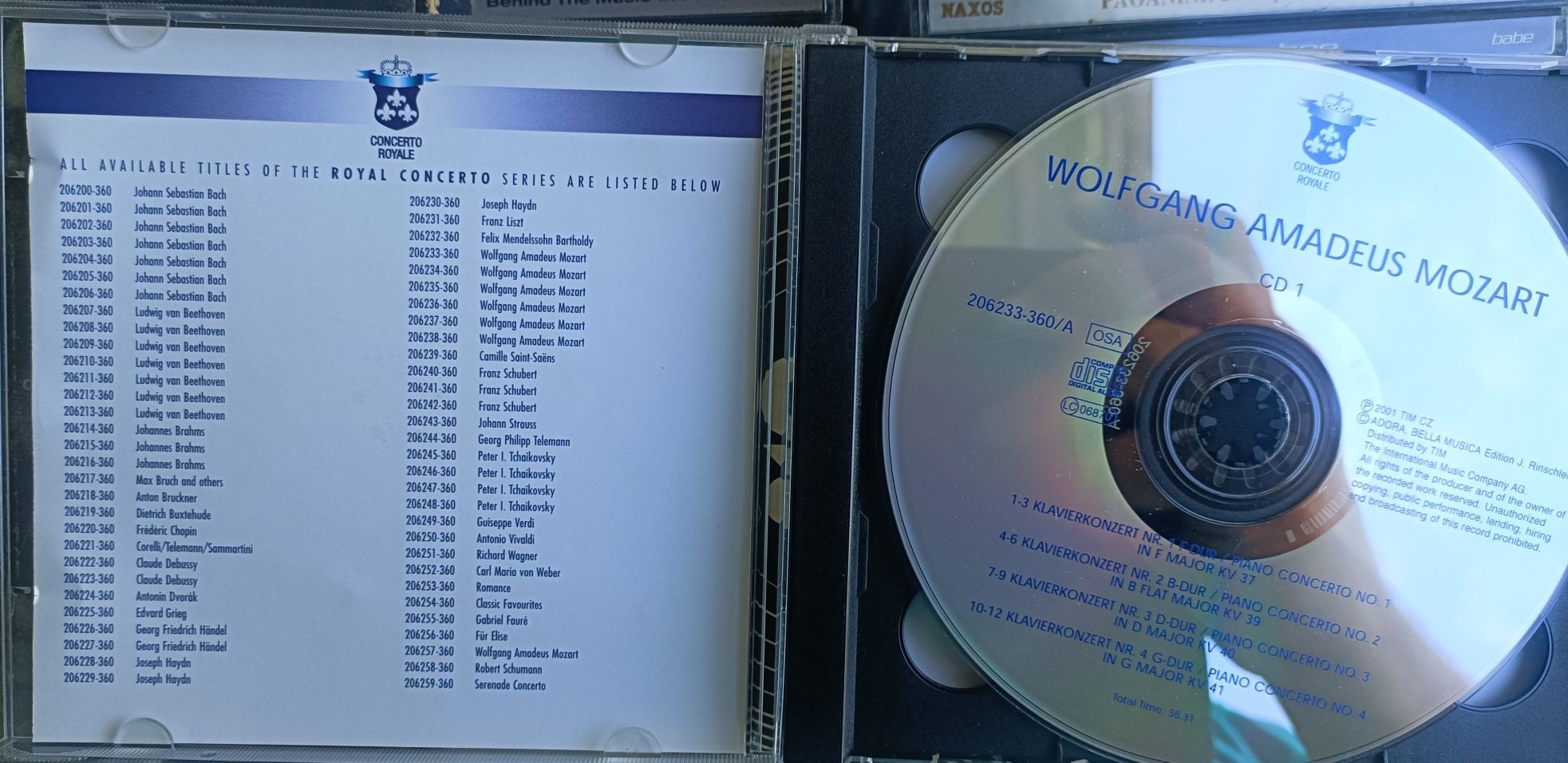Wolfgang Amadeus Mozart 3 cd okazja