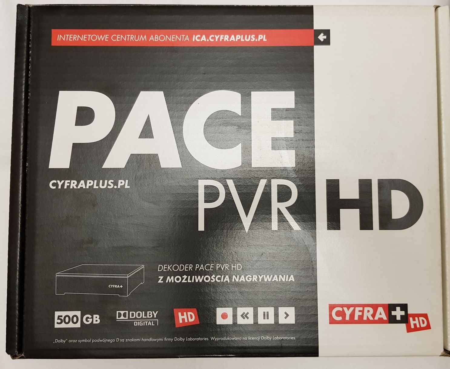 Dekoder Pace Pvr hd 500gb