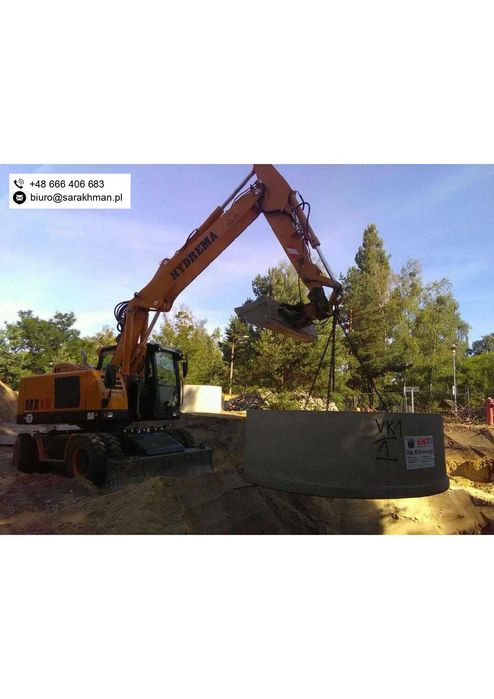 profesjonalny wynajem koparki HYDREMA MX18 G z operatorem