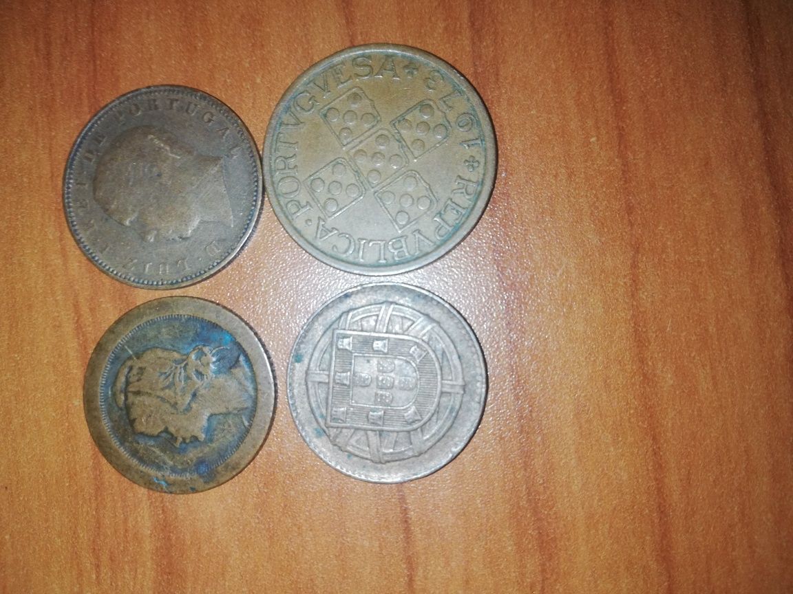 Moedas antigas portuguesas