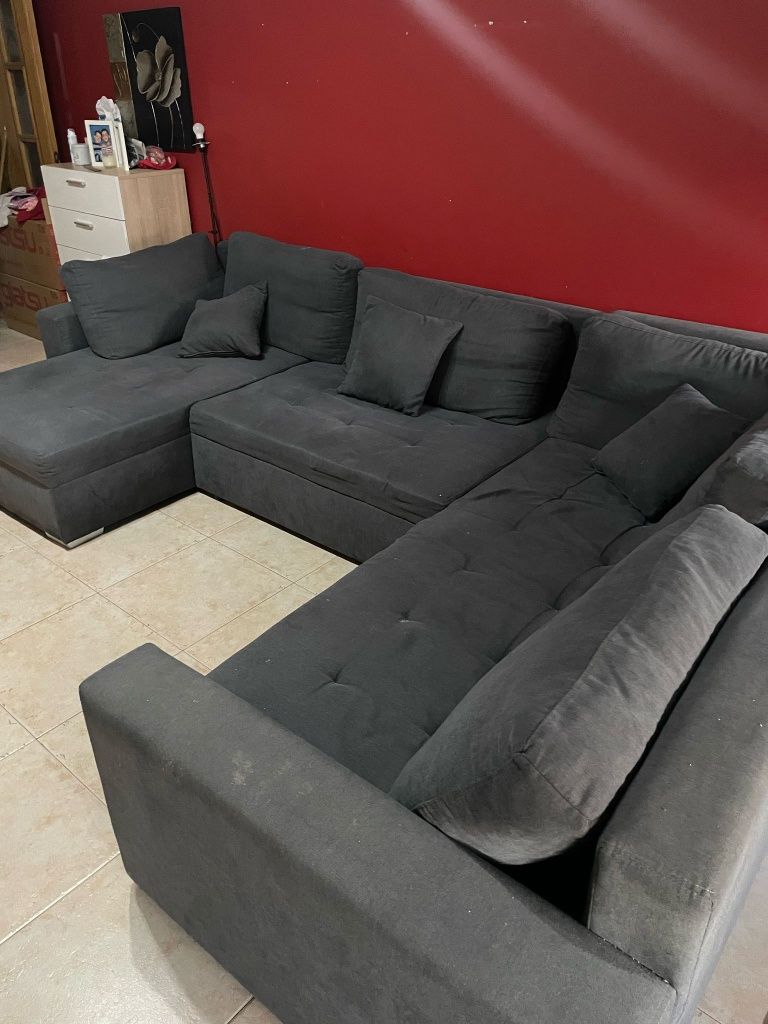 Sofá duplo chaise