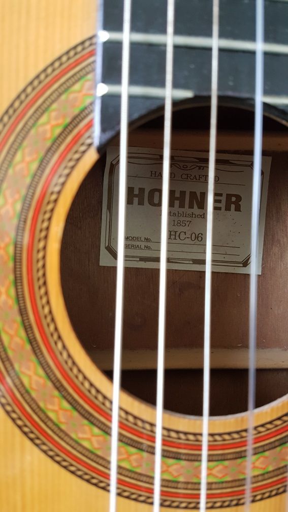 Gitara Hohner klasyczna 4 / 4 + pokrowiec królik