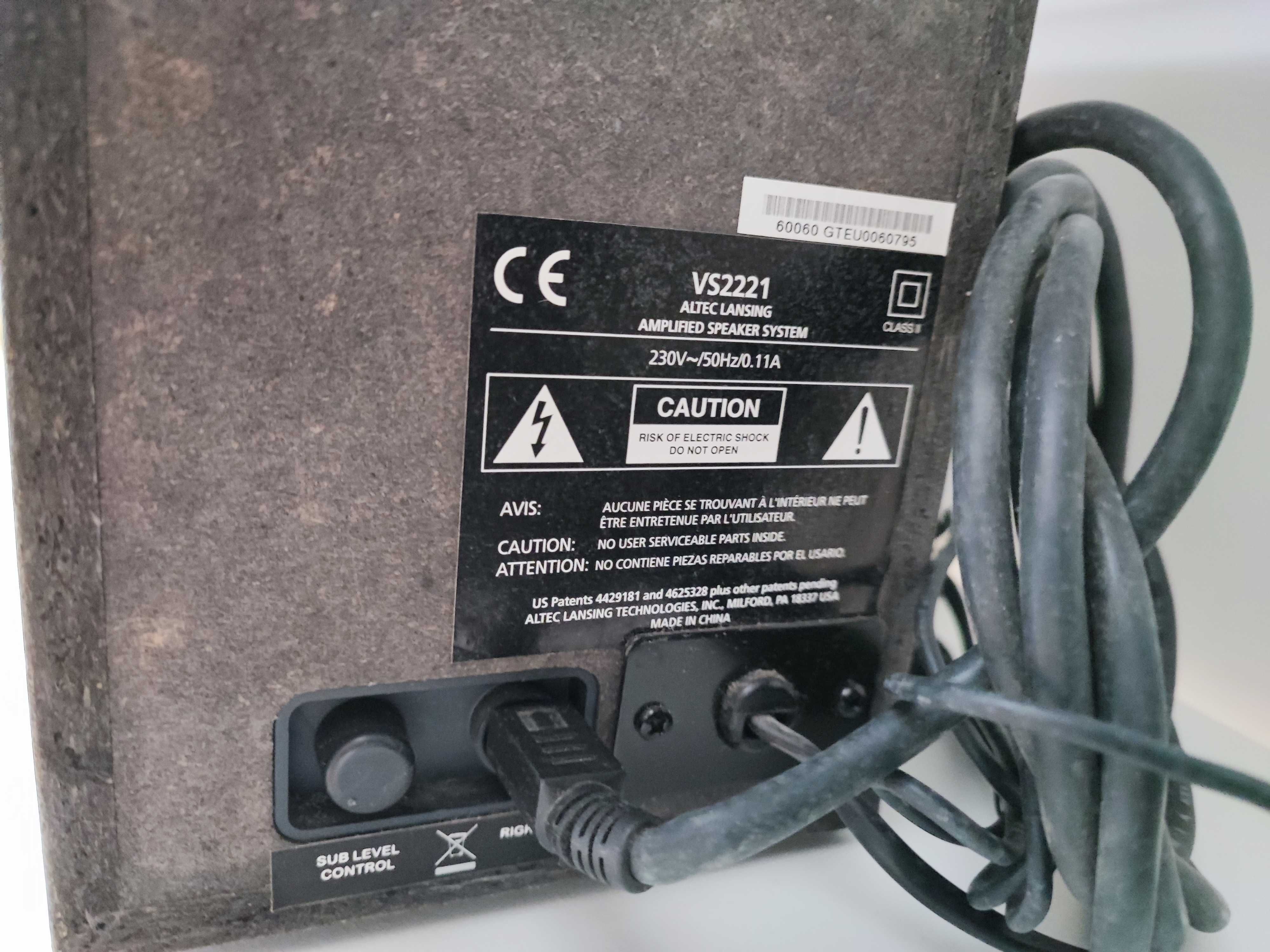 Sistema de Som 2.1 Altec Lansing VS2221