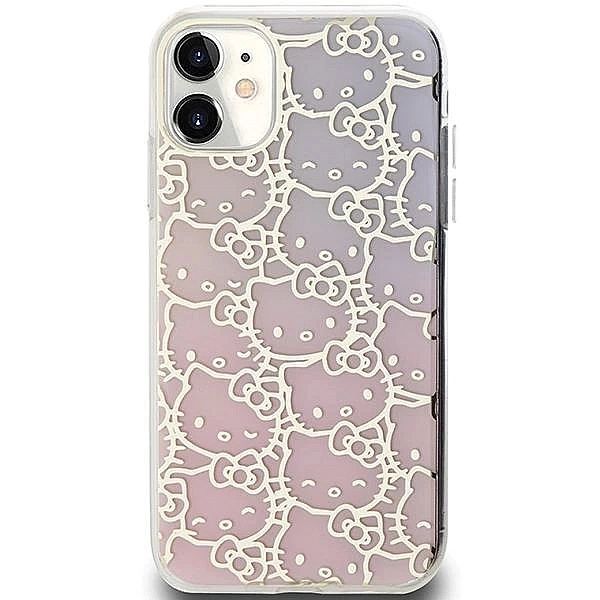 Etui Hello Kitty Iml Gradient Electrop Crowded Kitty Head na iPhone 11