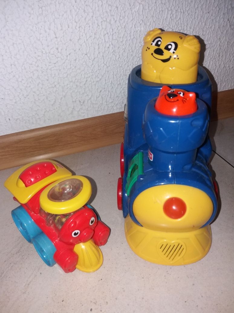 Fisher Price ciuchcia duża i mała