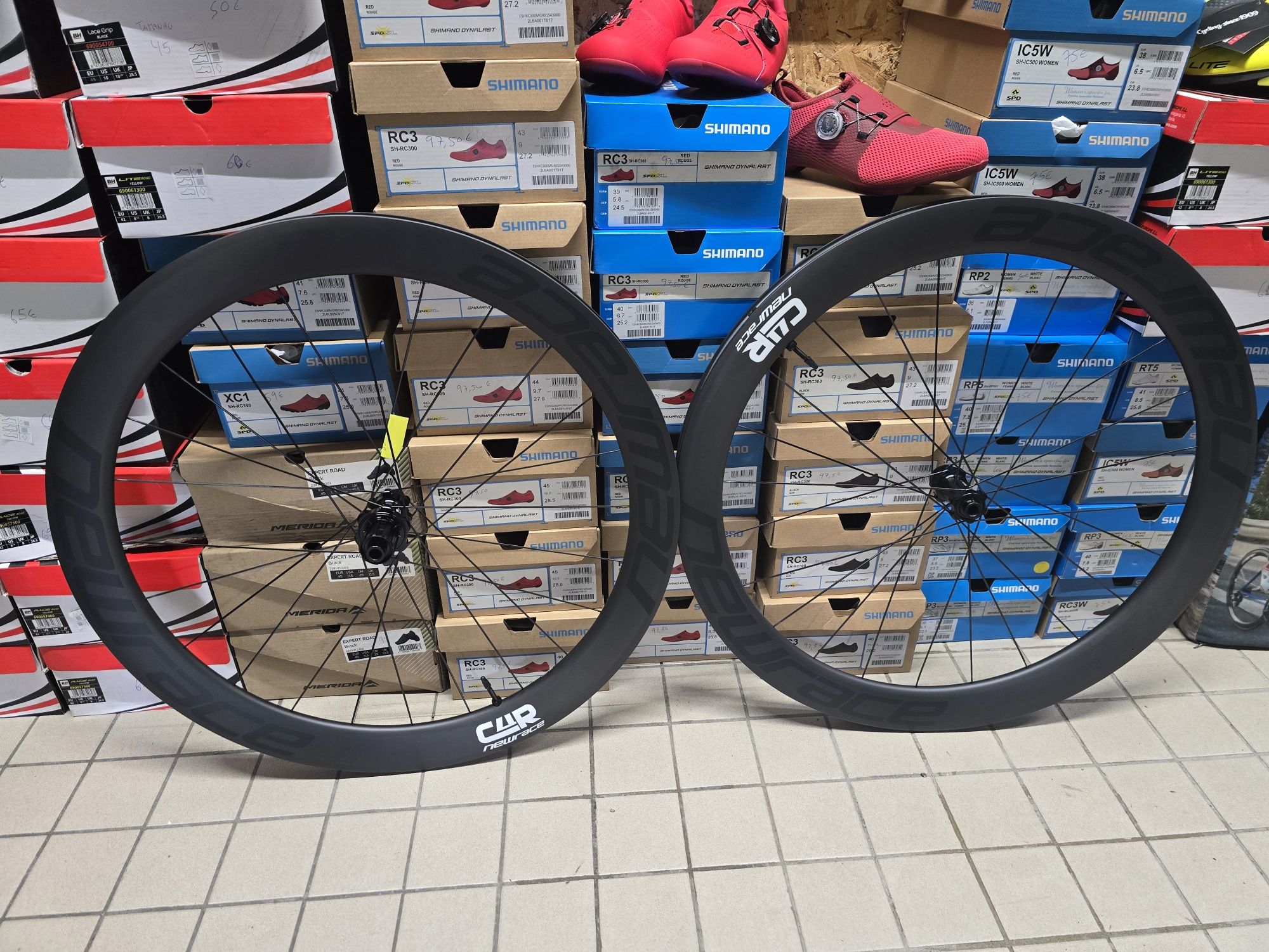 New race de carbono de disco