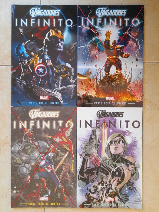 Lote Marvel Goody (Vingadores, X-Men, Thor, Velho Logan, Campeões)